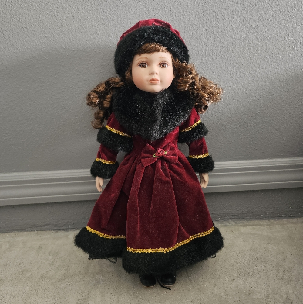 Vintage porcelain doll